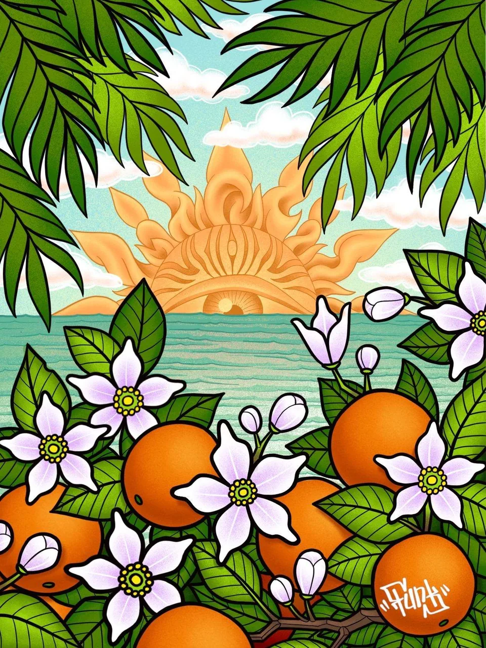 The painting made for Flamango